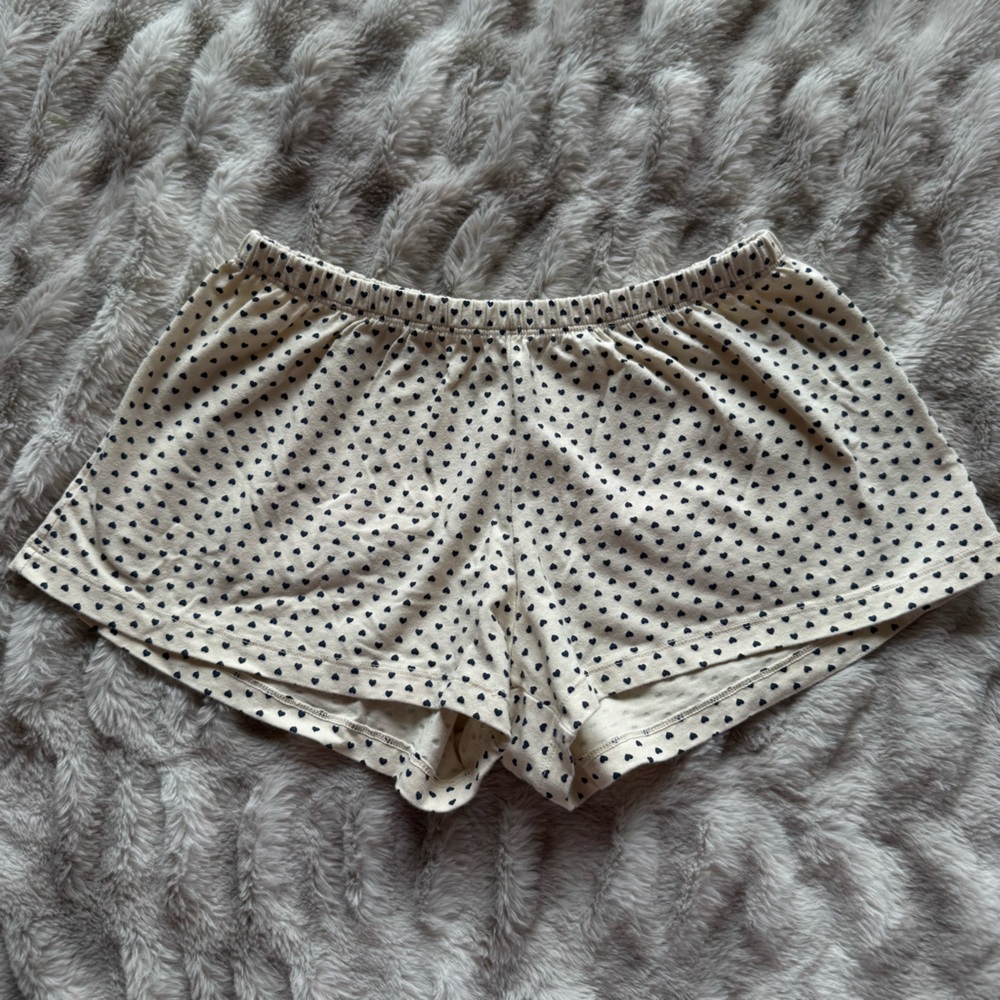 Brandy Melville: John Galt Heart Pattern Shorts